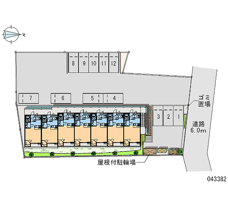 43382 Monthly parking lot