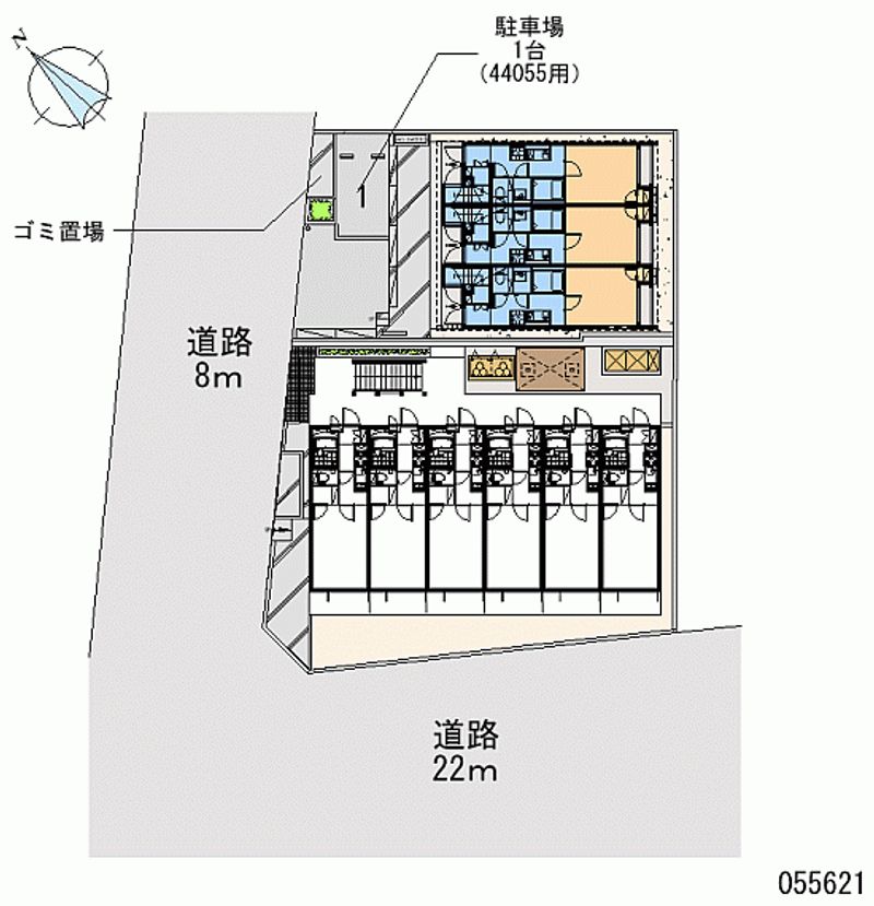 クレイノＷＡＫＡＮＡⅡ 区画図