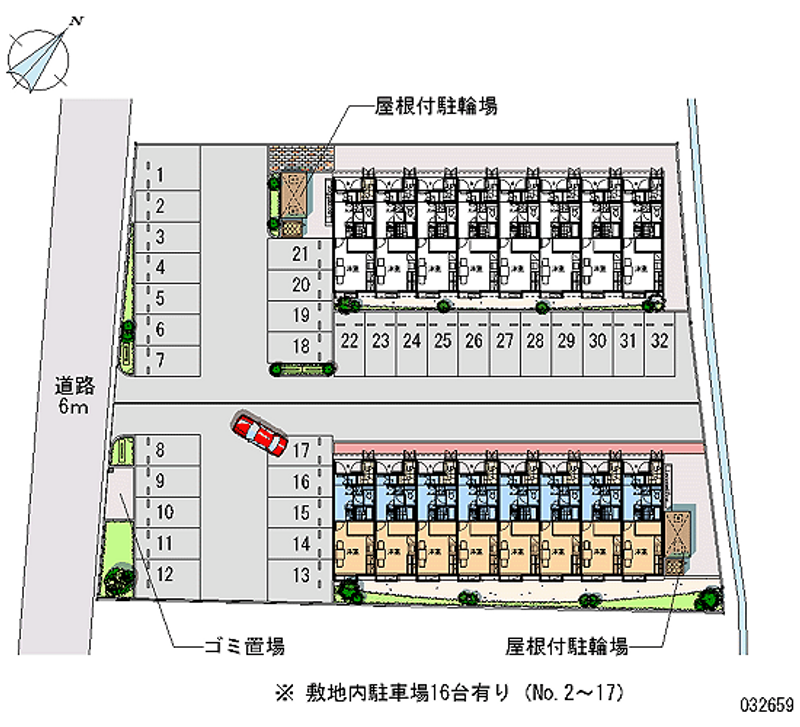 32659 Monthly parking lot