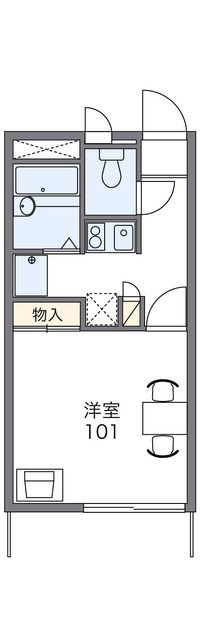 レオパレスアイディール 間取り図