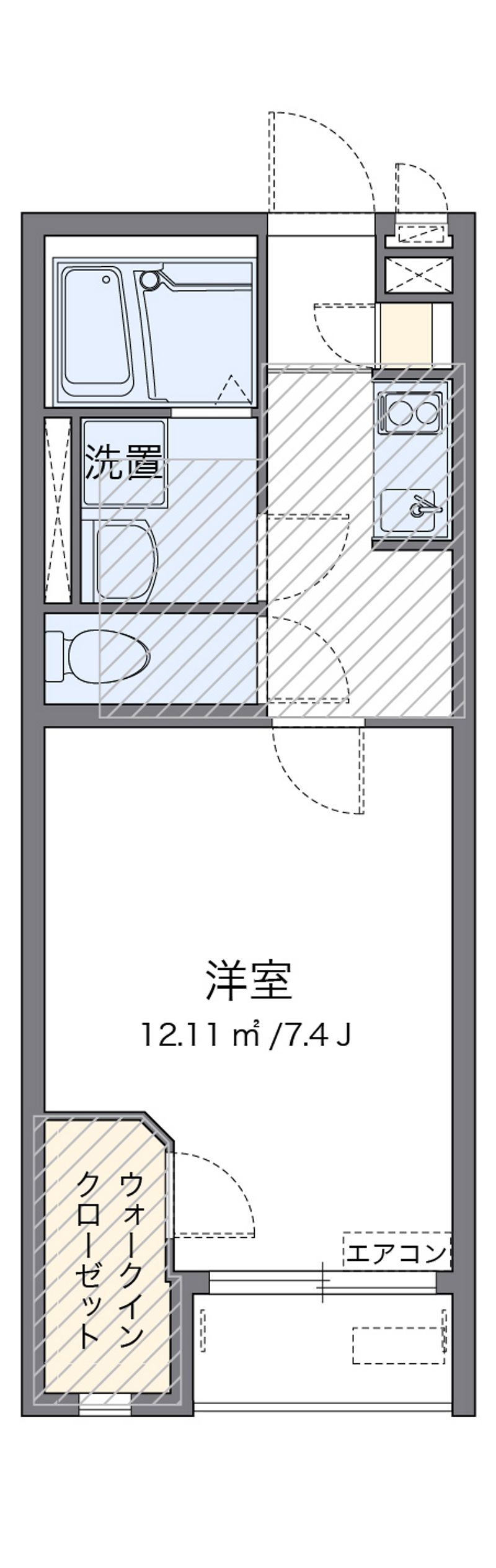 レオネクストコーポ　地純 間取図