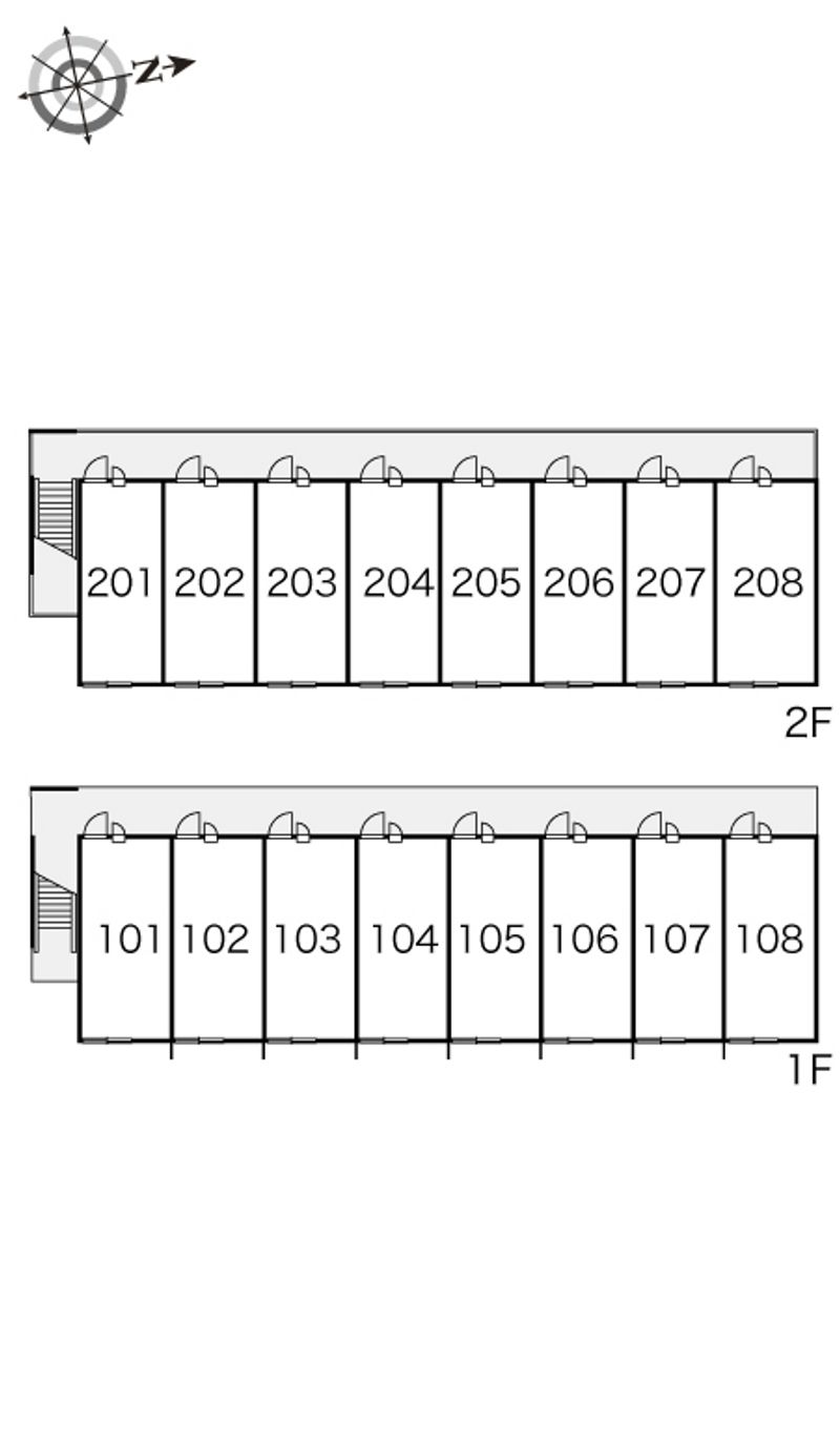 レオパレスＷＡＫＡ 間取配置図