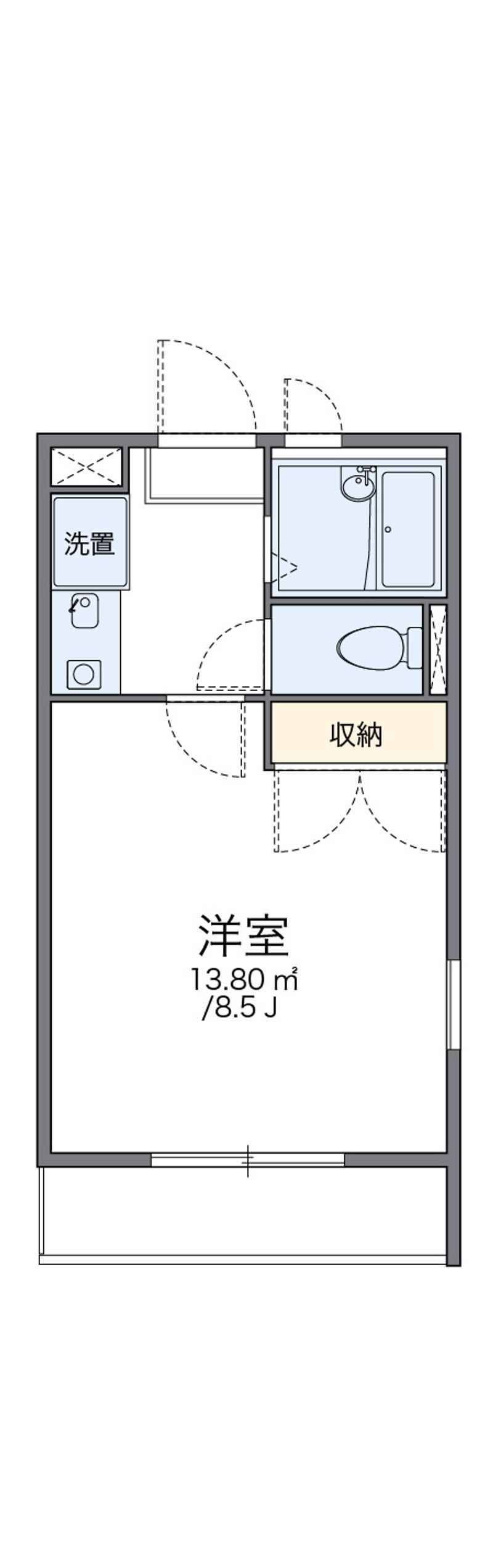 レオパレスＭＡＥＤＡ 間取図