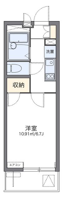 レオパレスエトワール則武 間取り図