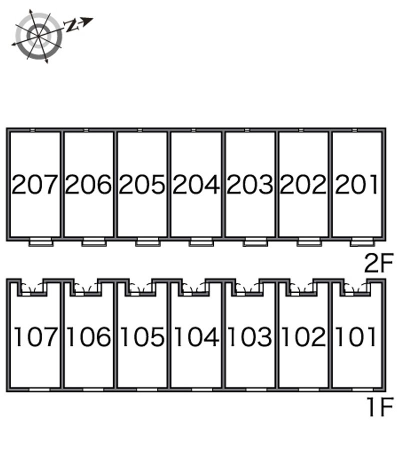 レオネクストチェディグローブⅢ 間取配置図