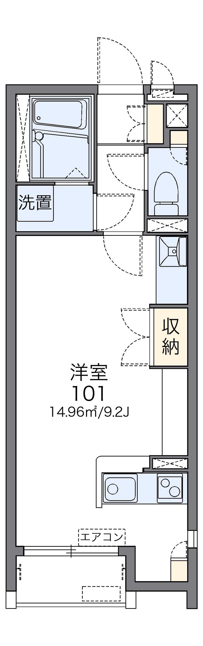 レオネクスト堀田通５丁目東 間取図