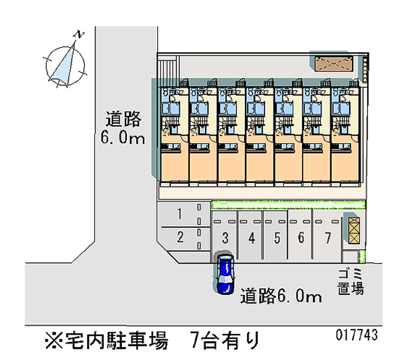 レオパレスのぞみ 月極駐車場