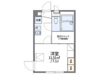 レオパレスプラムアヴェニュー 間取り図