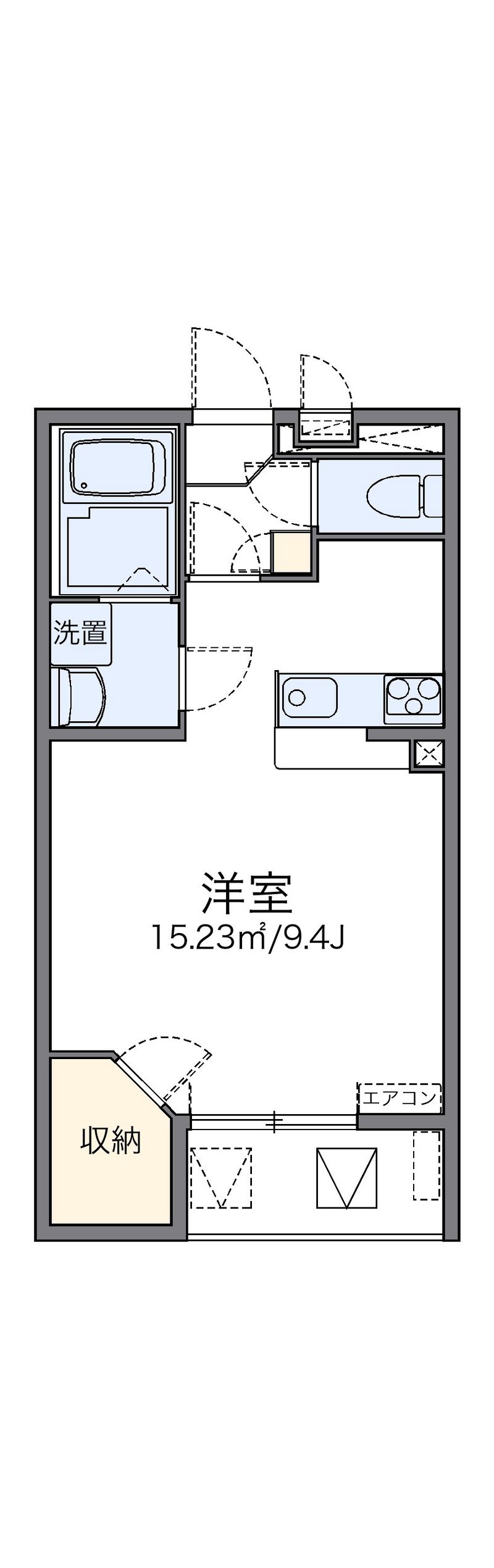 レオネクストグレースクレストⅢ 間取図