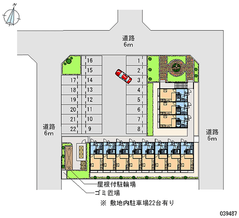 39487 Monthly parking lot