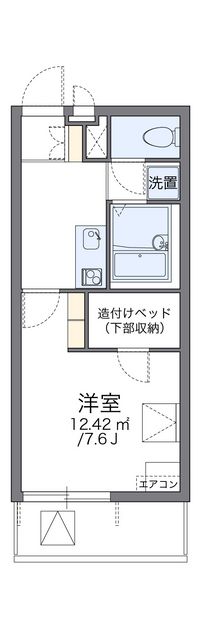 レオパレスサンピエスタ 間取り図