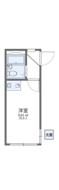 レオパレス金町第１ 間取り図