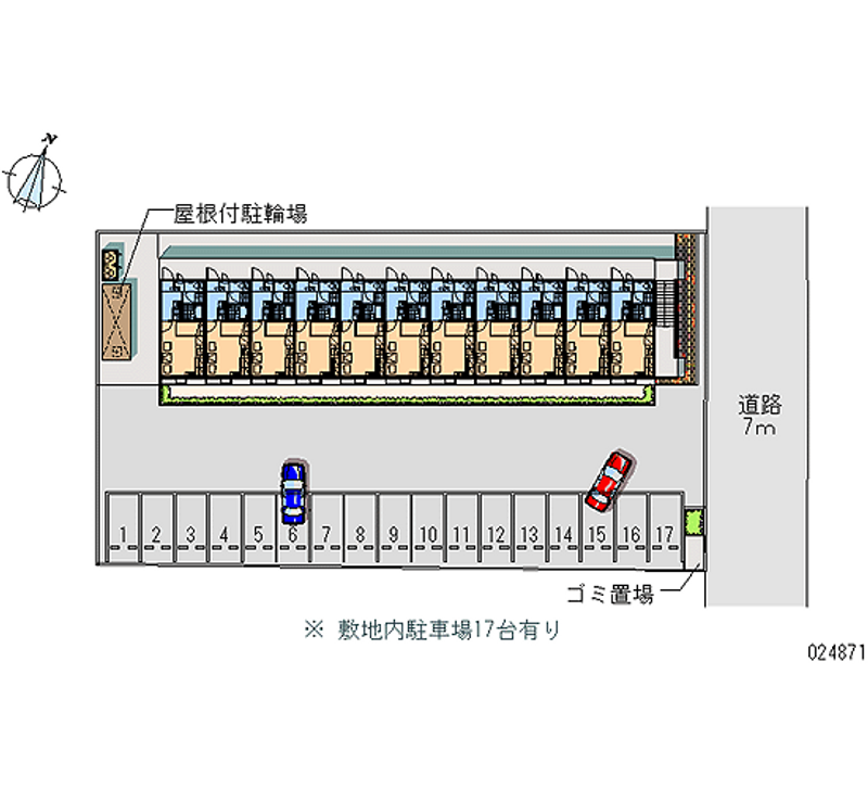 レオパレス西島ＷＥＳＴ 月極駐車場