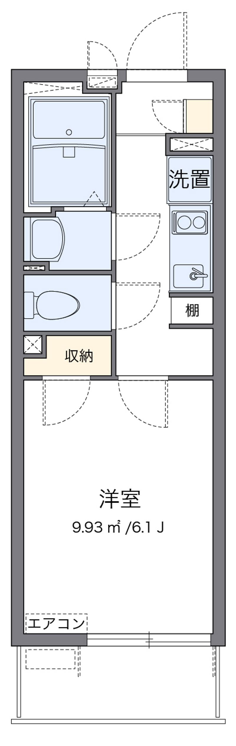 クレイノ翠 間取図