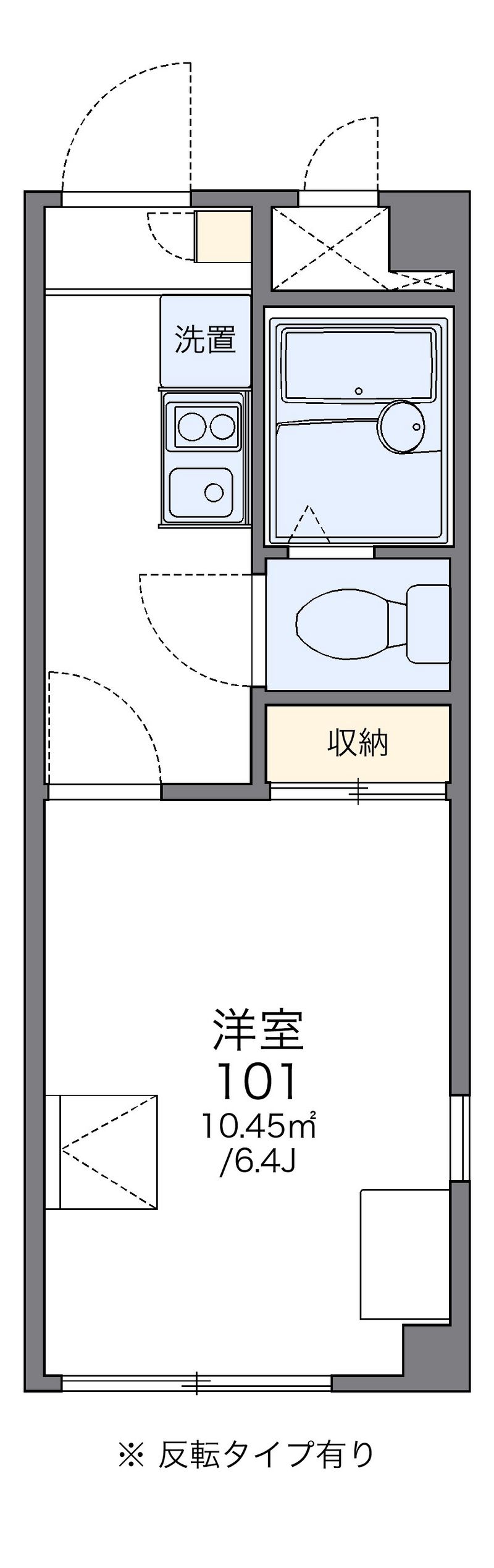 レオパレスエタージュ 間取図
