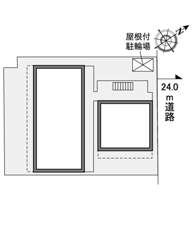 レオパレス栄 配置図