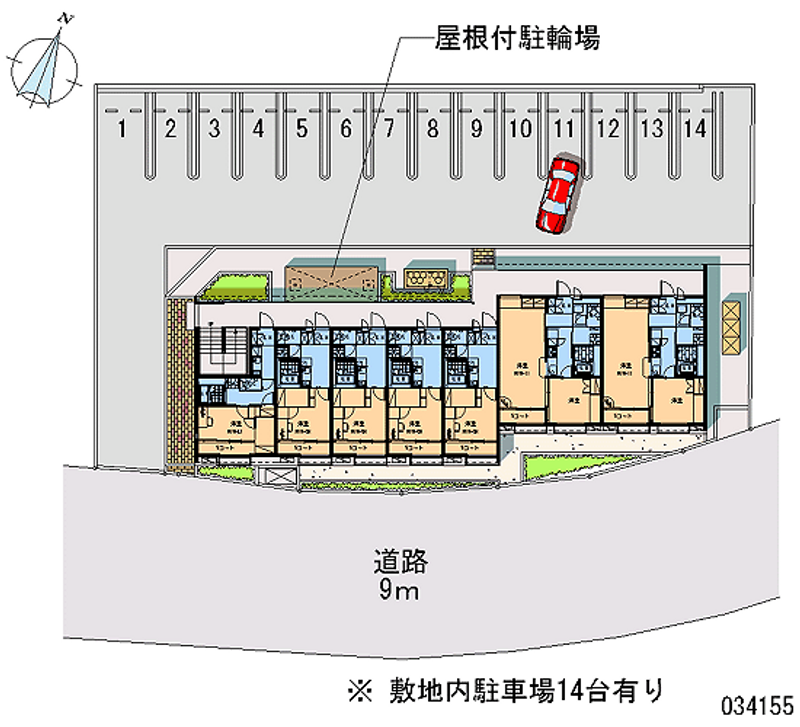 34155 Monthly parking lot