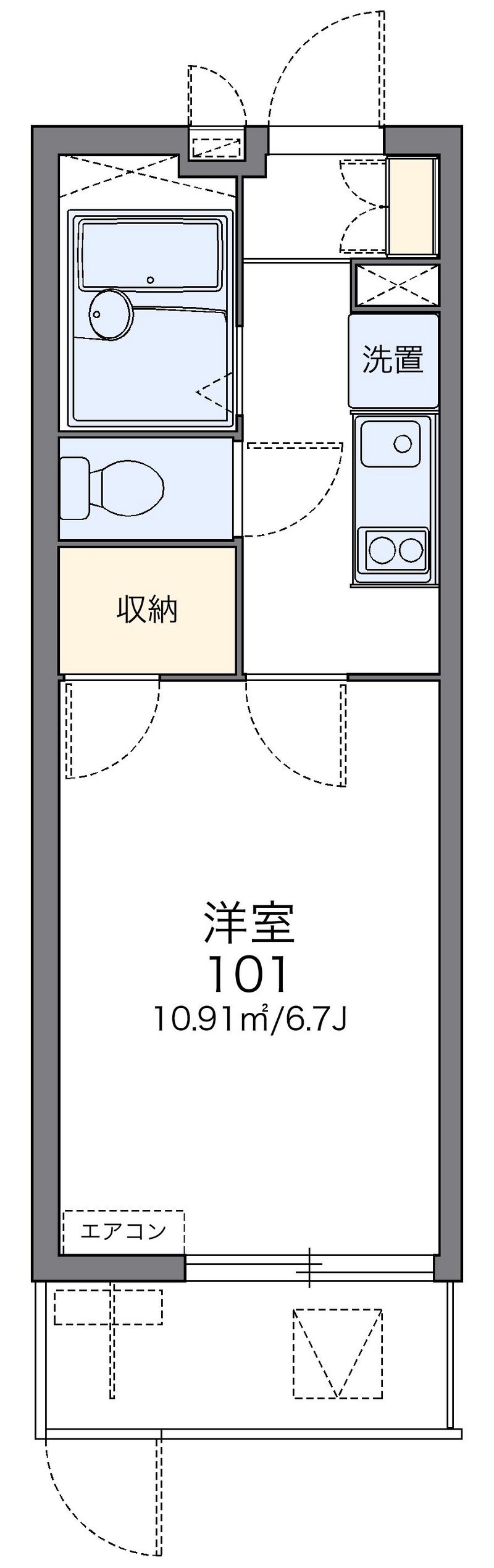 レオパレスＴｏｍａ　Ⅲ 間取図