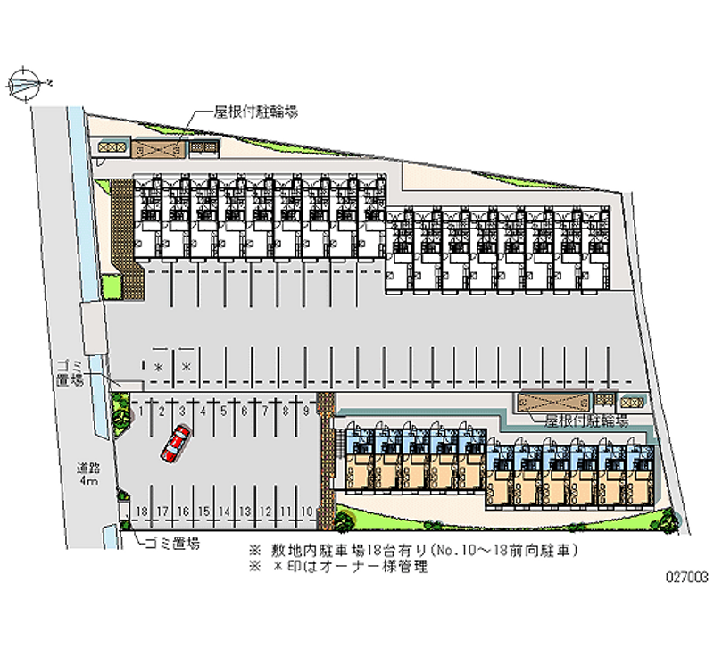 27003 bãi đậu xe hàng tháng