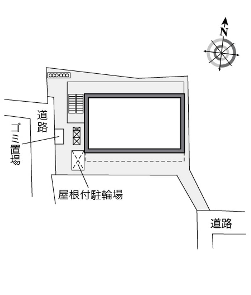 レオパレスストレーザ椿森 配置図