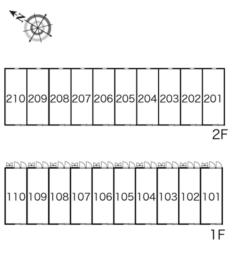 レオパレスＳＵＮ 間取配置図