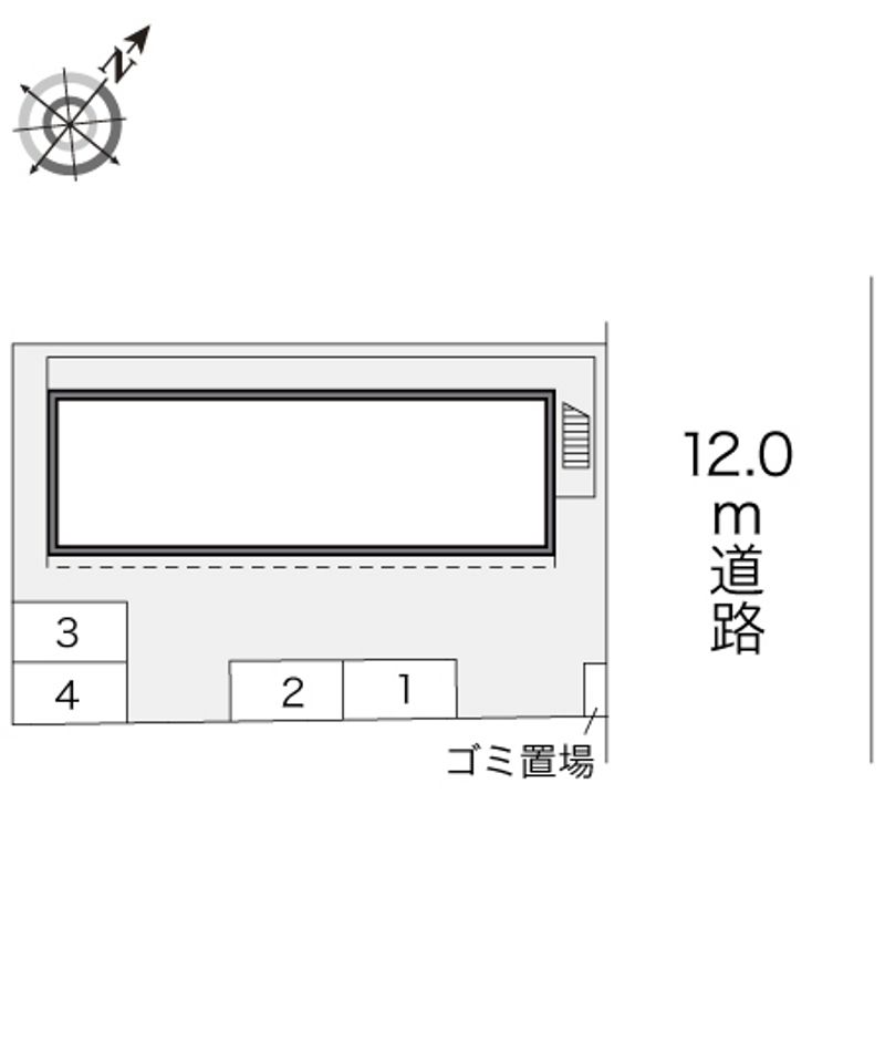 レオパレスセレッソ 配置図