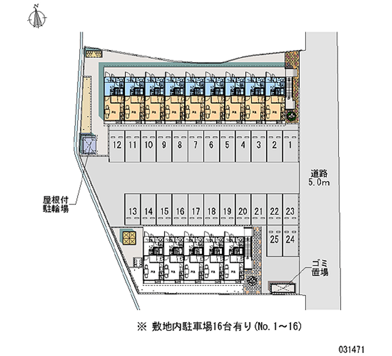 レオパレス千代　Ａ 月極駐車場