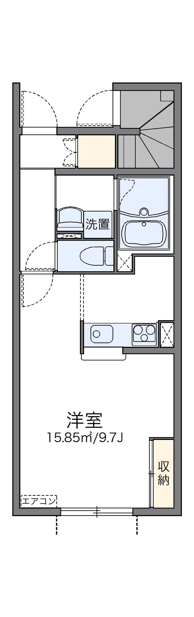 レオネクストサンハイム旭 間取図