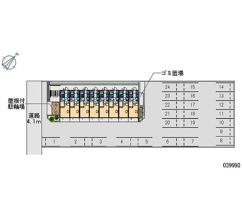 39990 bãi đậu xe hàng tháng