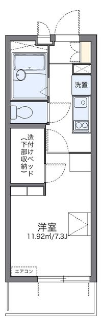 レオパレスマローネ 間取り図