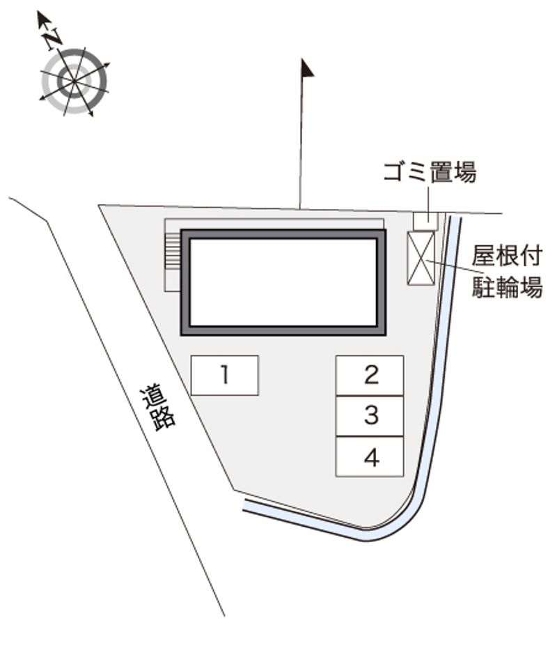 レオパレスリバーサイド多の津 配置図