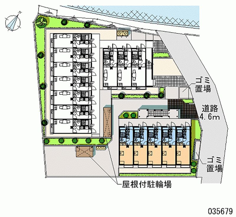 レオパレスゼルコバ 区画図