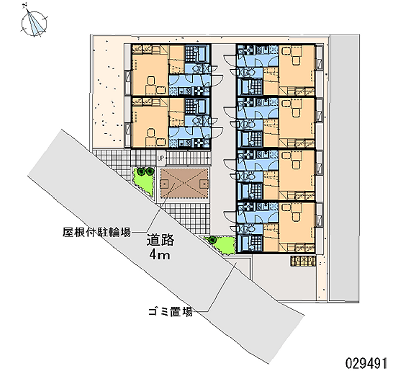 レオパレスレルヒェ 区画図