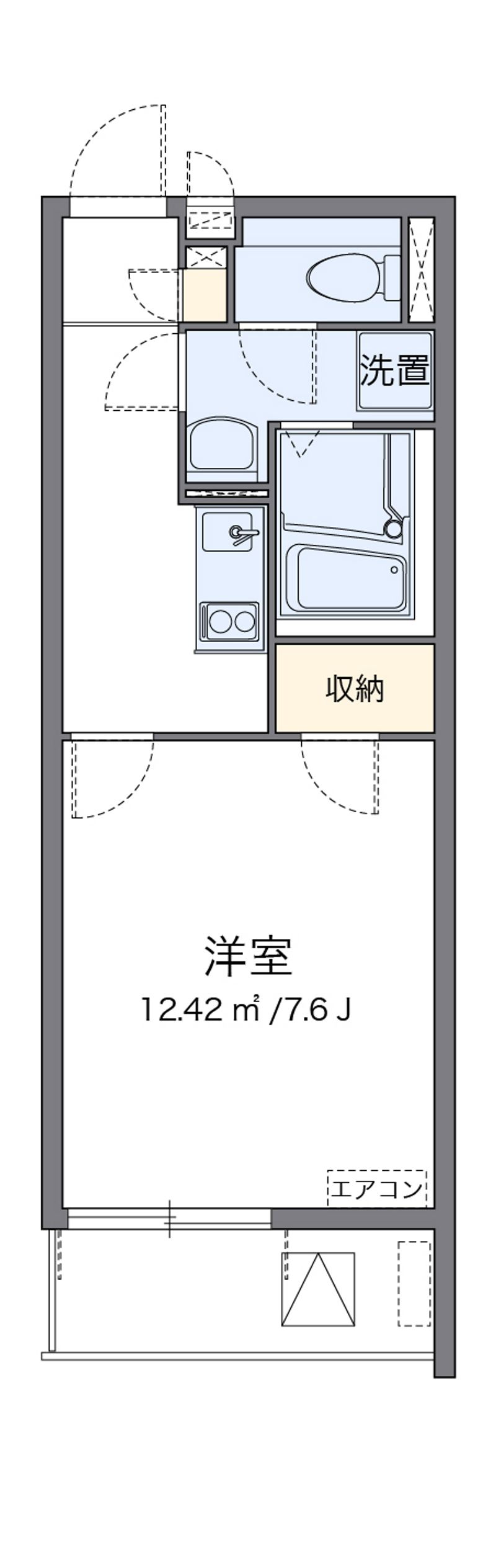 クレイノＴＡＴＥＩＳＨＩ 間取図