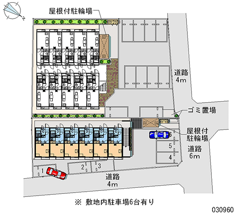 レオパレスステラⅡ 月極駐車場