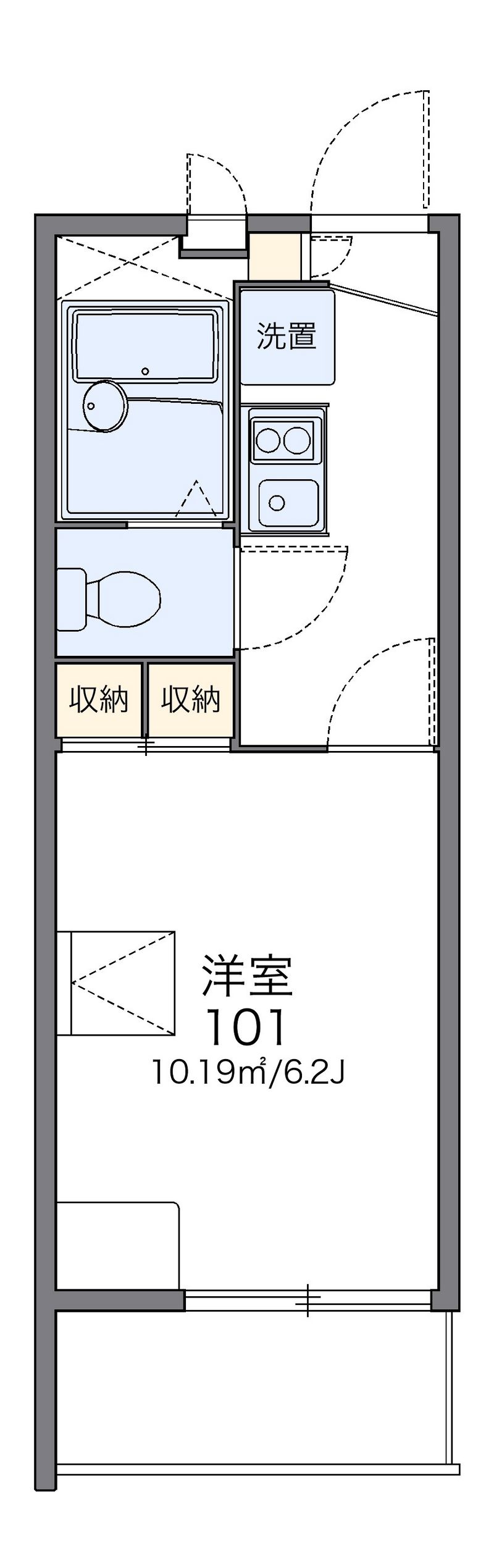 レオパレス樹 間取図