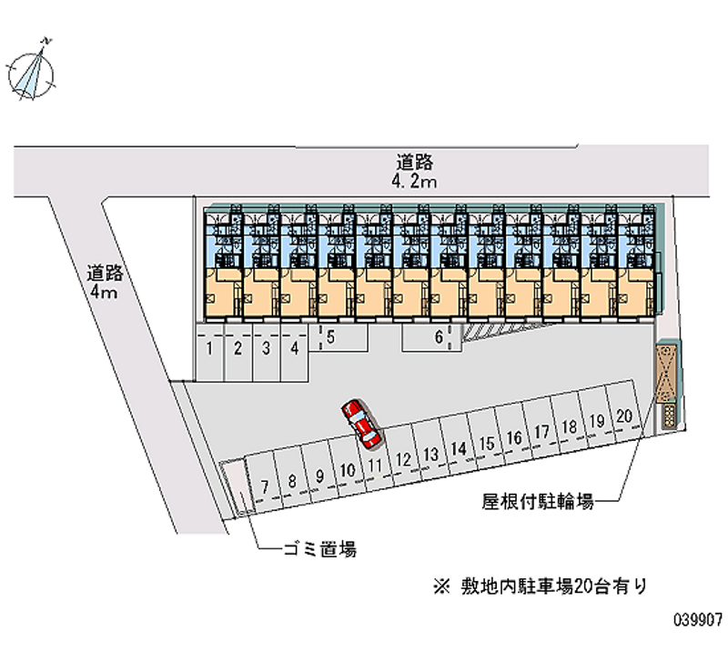 39907 Monthly parking lot