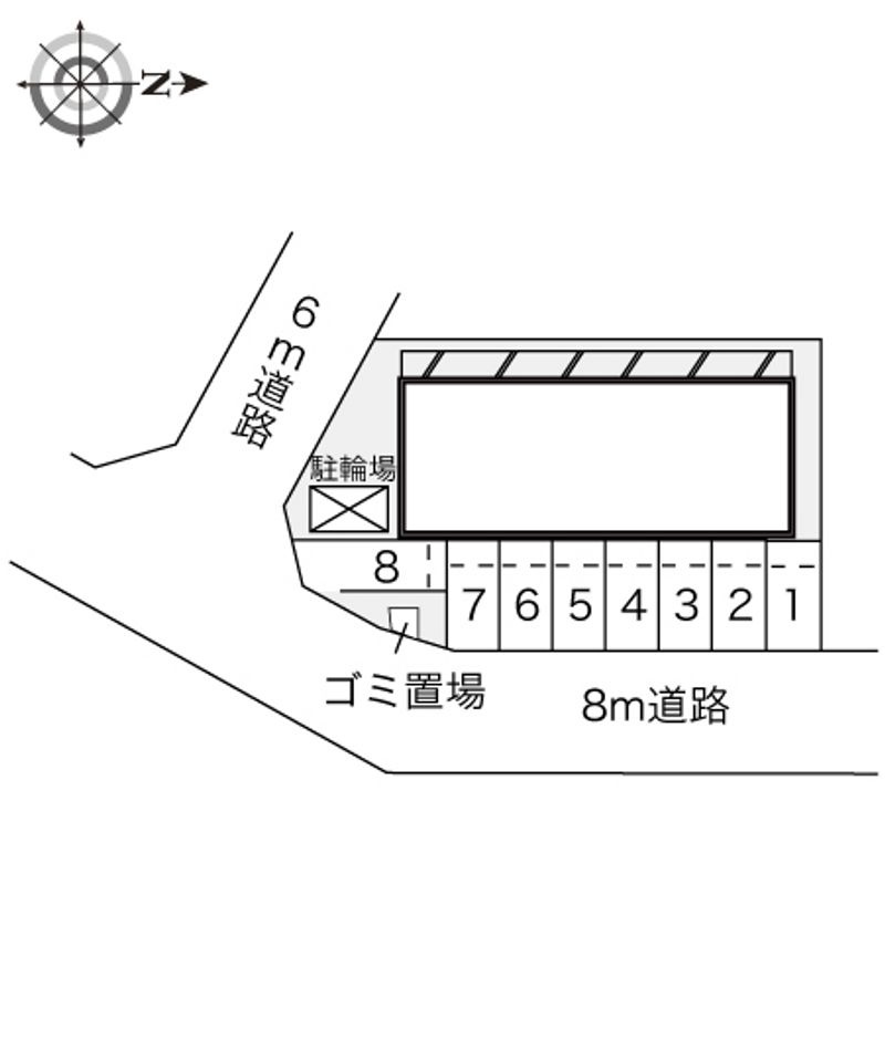 レオパレスヴィグール 配置図