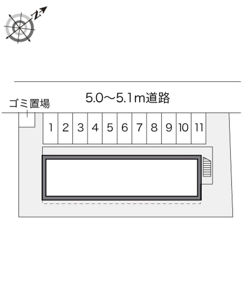 レオパレス舞の浦 配置図
