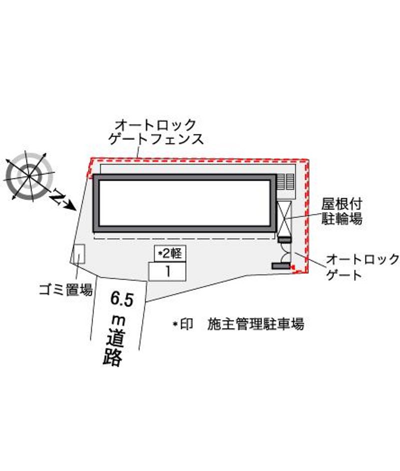 レオパレス掛休 配置図