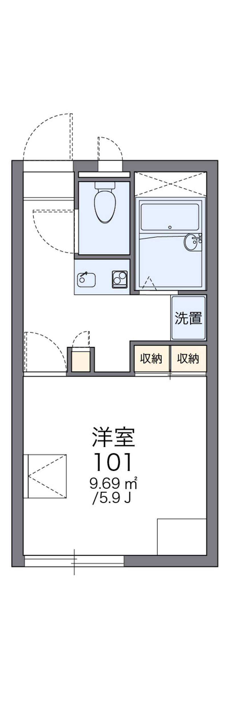レオパレスＣＯＭＰＡＬ 間取図