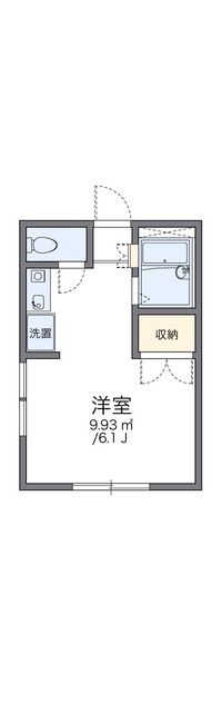 レオパレスラフィネ 間取図