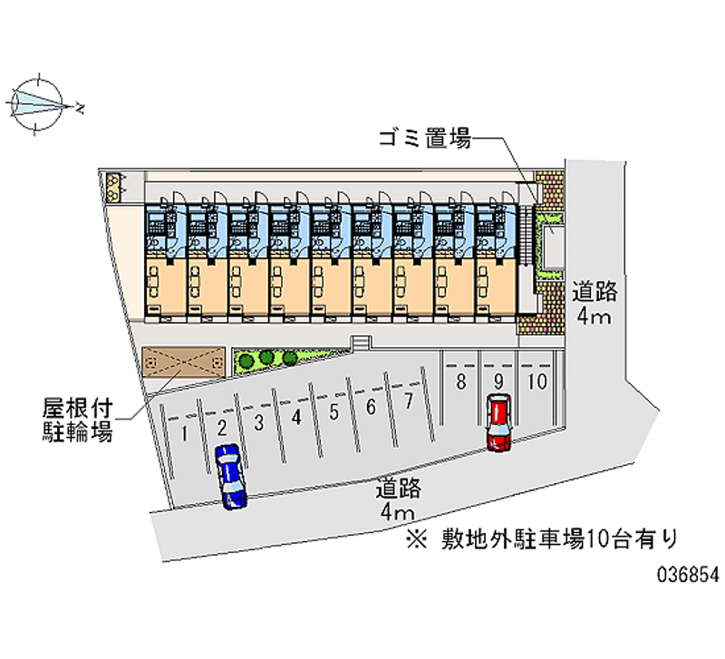 レオパレスコンフォート佐藤 月極駐車場