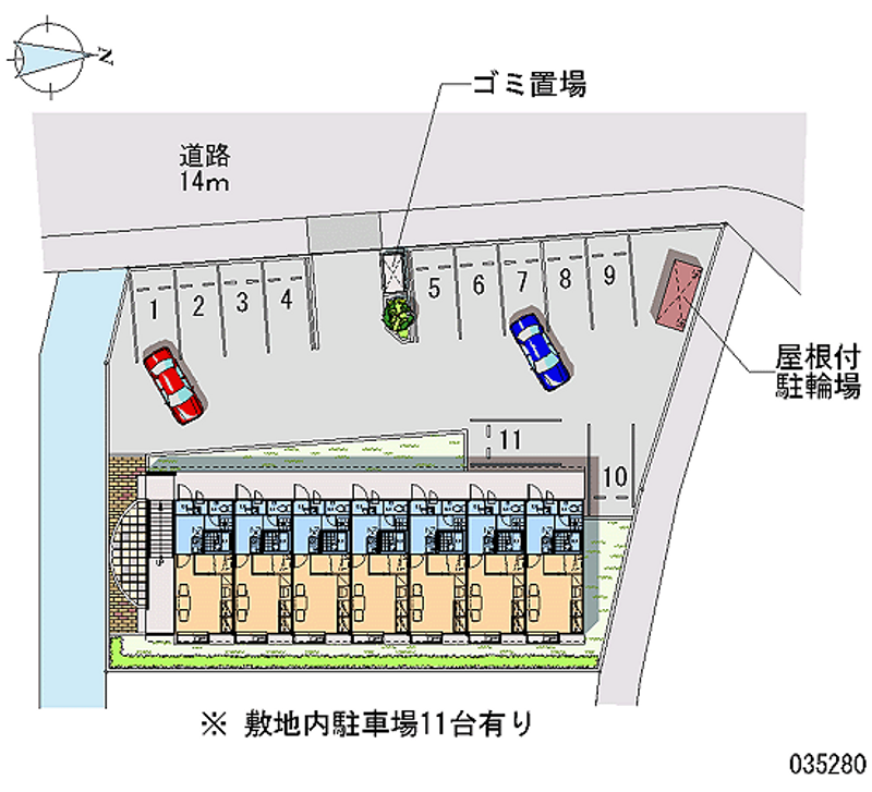 レオパレスＰＡＳＳＯ 月極駐車場