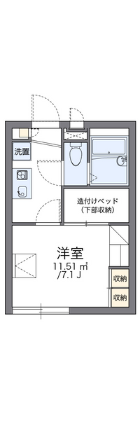 レオパレスＨＩＲＡＴＯ 間取り図