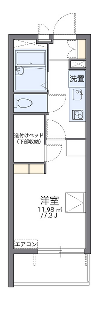 レオパレスサンシャイン 間取り図