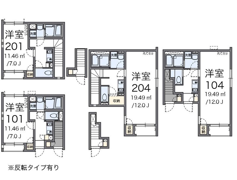 クレイノオリーブハウスⅧ 間取図