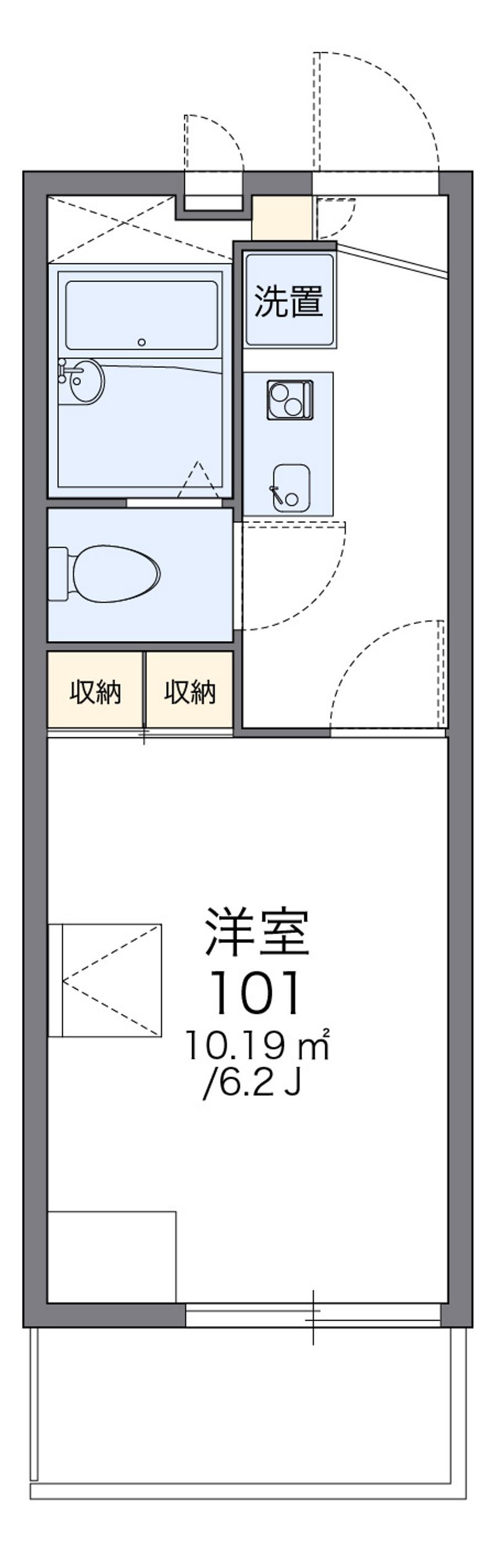 レオパレスアネックス　ガーデン 間取図