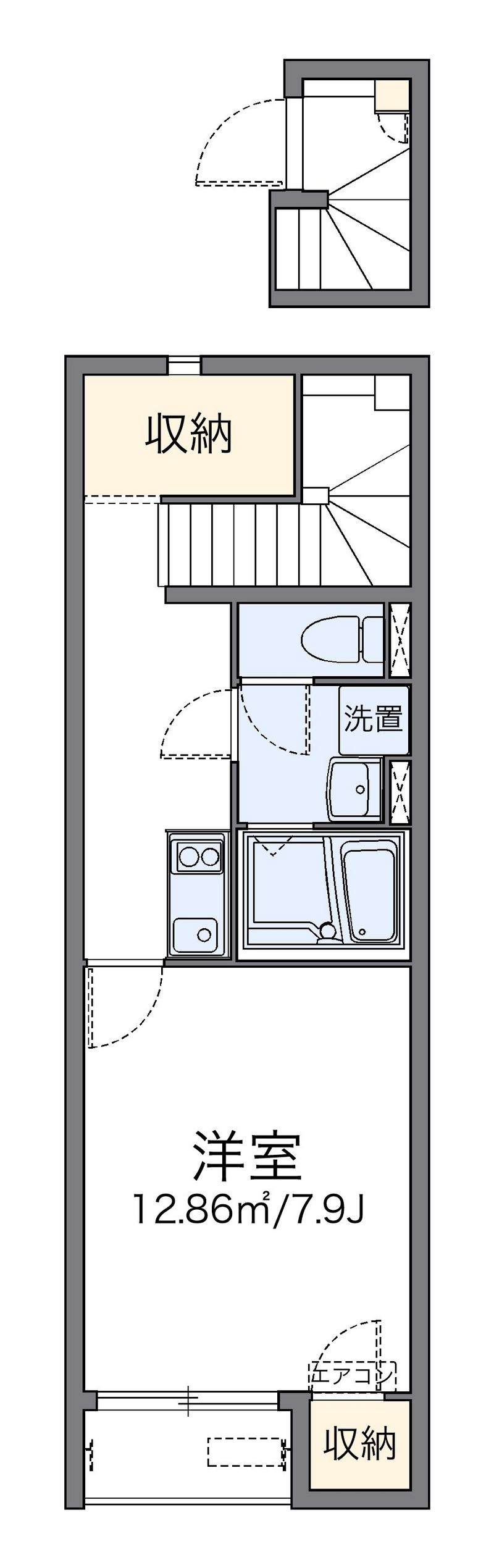 レオネクストワンサイド 間取図