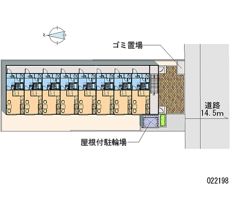 レオパレスセヴィル 区画図